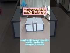expandable container house for disaster emergency response