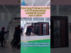 37m2 erweiterbares Containerhaus schnelle Installation und Umsiedlung