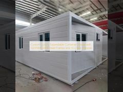 Kundenspezifisches Luxus-Erweiterbares Containerhaus mit Q235B/Q345B Stahlrahmen und einer Lebensdauer von über 15 Jahren