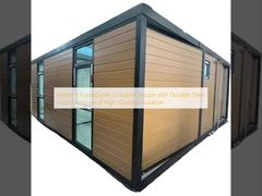 Modern Expandable Container House with Durable Steel Construction and High-Quality Insulation