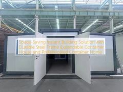 Space-Saving Instant Building Solution with Durable Steel Frame Expandable Container House and Prefabricated Container Home
