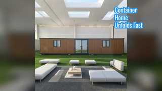 40ft Luxury Container Home Unfolds in 1 Day