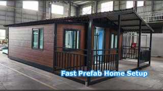 Fast Prefab House Expandable Steel Home