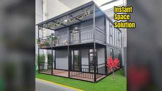 Expandable Container Home: Instant Space!