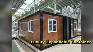 20ft Expandable Container House Luxury Steel Frame